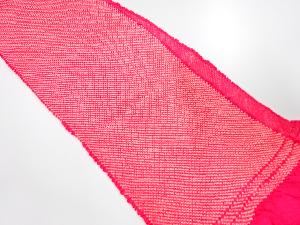 正絹　振袖用　絞り　帯揚げ